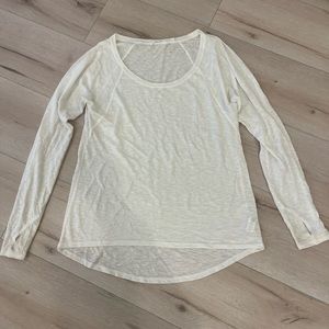 [Athleta] Drop Back Long Sleeve Tee Shirt Size M